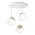Подвесная люстра SFERA WOOD 3xE14/40W/230V белый
