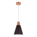Подвесная люстра SHADE 1xE27/15W/230V медный/черный
