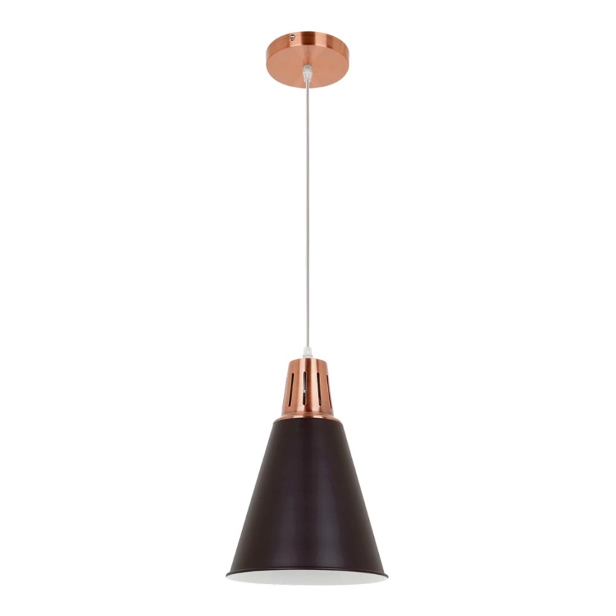 Подвесная люстра SHADE 1xE27/15W/230V медный/черный