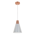 Подвесная люстра SHADE 1xE27/15W/230V медный/серый