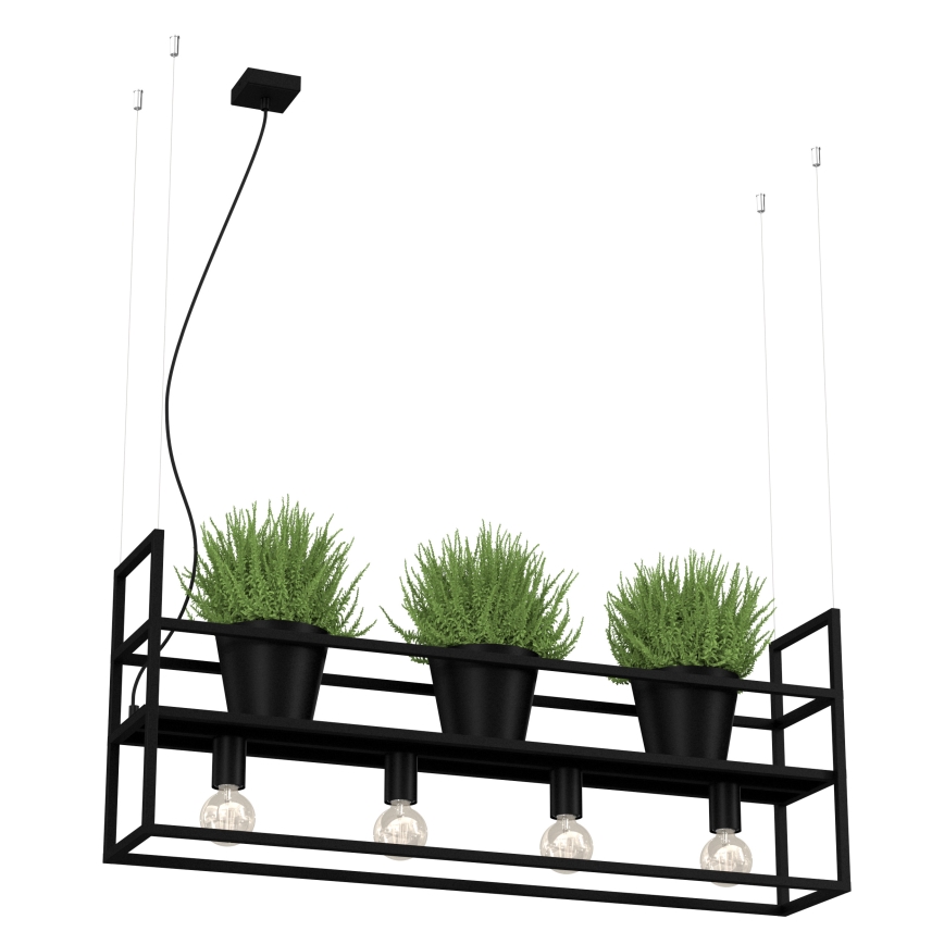Подвесная люстра SHELF 4xE27/60W/230V