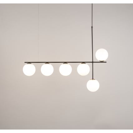 Подвесная люстра SILIA 6xG9/12W/230V черный