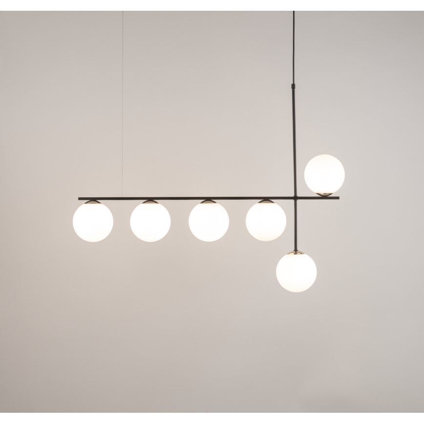 Подвесная люстра SILIA 6xG9/12W/230V черный