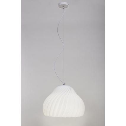 Подвесная люстра SILVO 1xE27/60W/230V диаметр 38 см белый