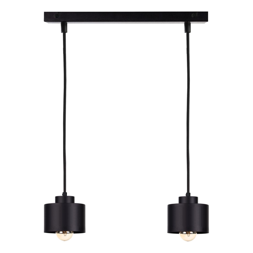 Подвесная люстра SIMPLY BLACK 2xE27/60W/230V