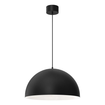 Подвесная люстра SINGLE 1xE27/60W/230V ⌀ 50 cm черная/белая