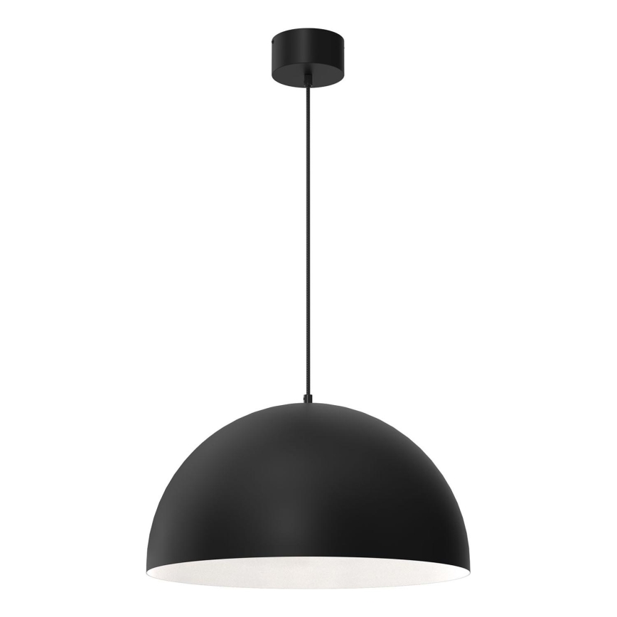 Подвесная люстра SINGLE 1xE27/60W/230V ⌀ 50 cm черная/белая