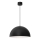 Подвесная люстра SINGLE 1xE27/60W/230V ⌀ 50 cm черная/белая