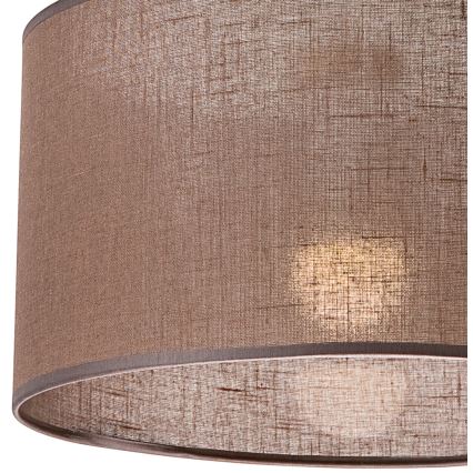 Подвесная люстра SIRJA 1xE27/60W/230V коричневый