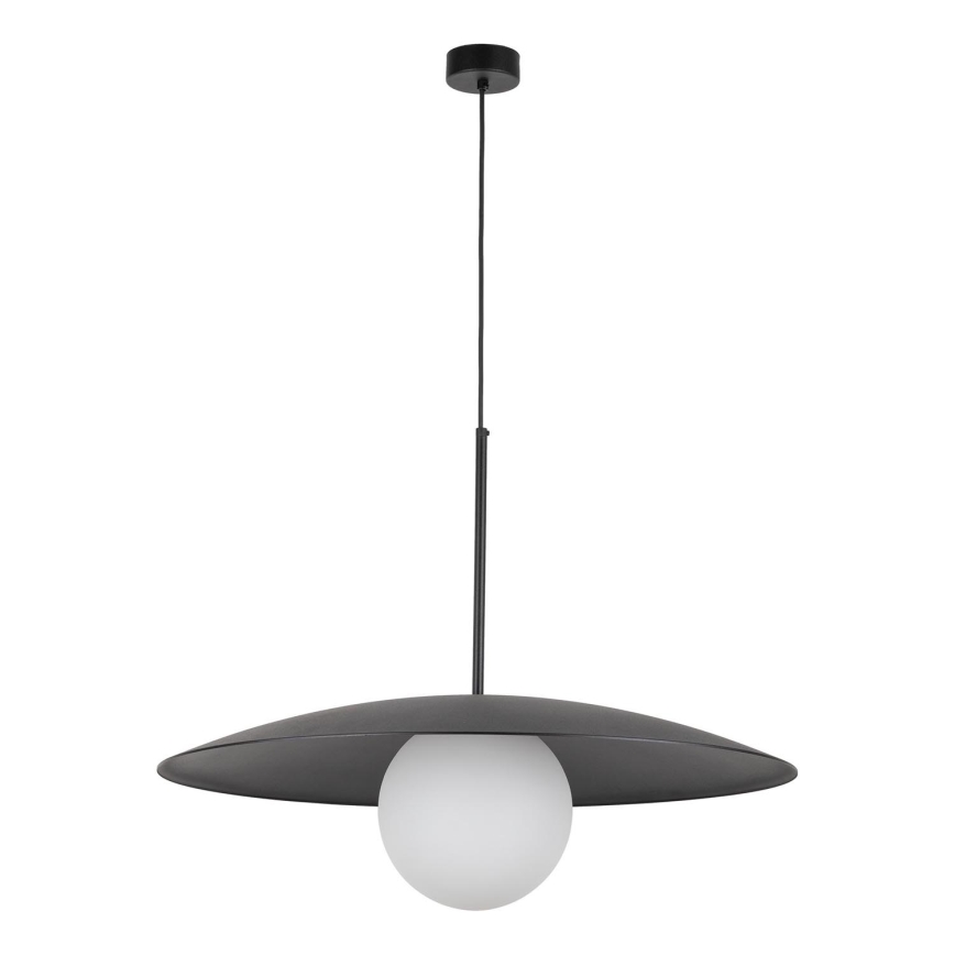 Подвесная люстра SLATE 1xE27/15W/230V диаметр 65 см черный