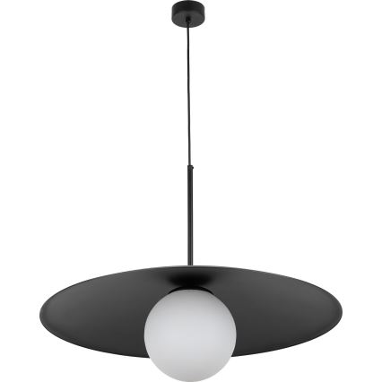 Подвесная люстра SLATE 1xE27/15W/230V диаметр 65 см черный