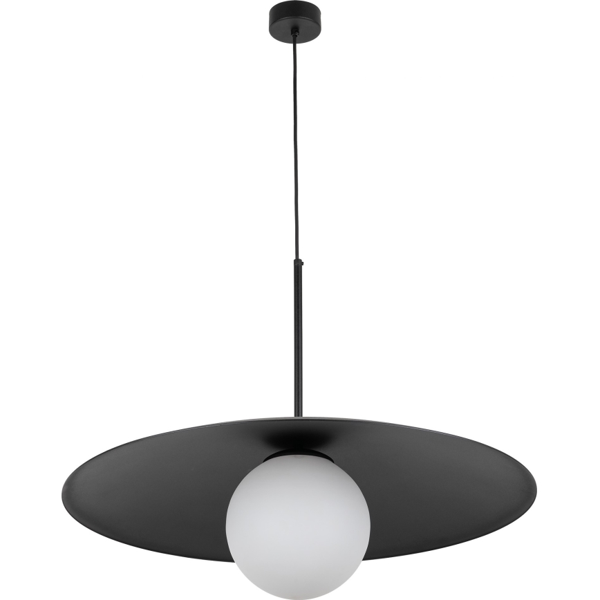 Подвесная люстра SLATE 1xE27/15W/230V диаметр 65 см черный