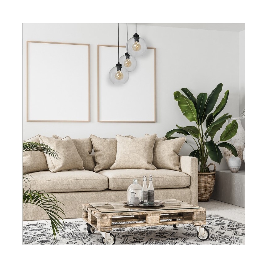 Подвесная люстра SOFIA 3xE27/60W/230V прозрачный