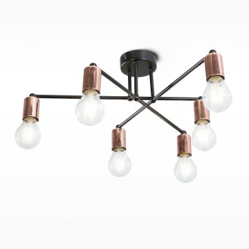 Подвесная люстра SOLIDO 6xE27/60W/230V