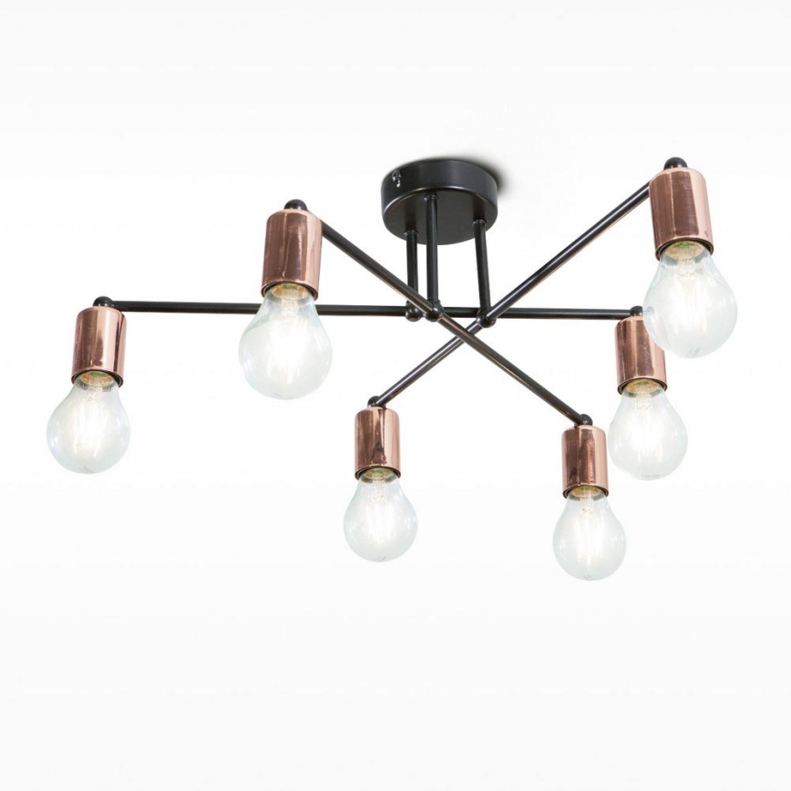 Подвесная люстра SOLIDO 6xE27/60W/230V