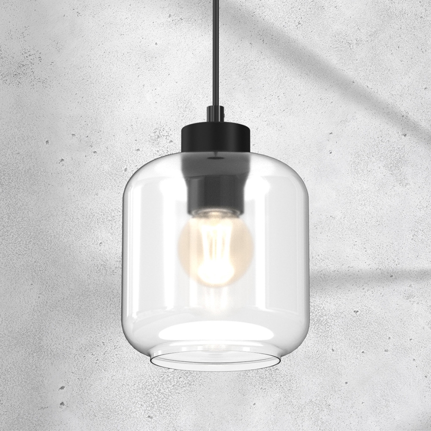 Подвесная люстра SOMBRA 1xE27/60W/230V прозрачная