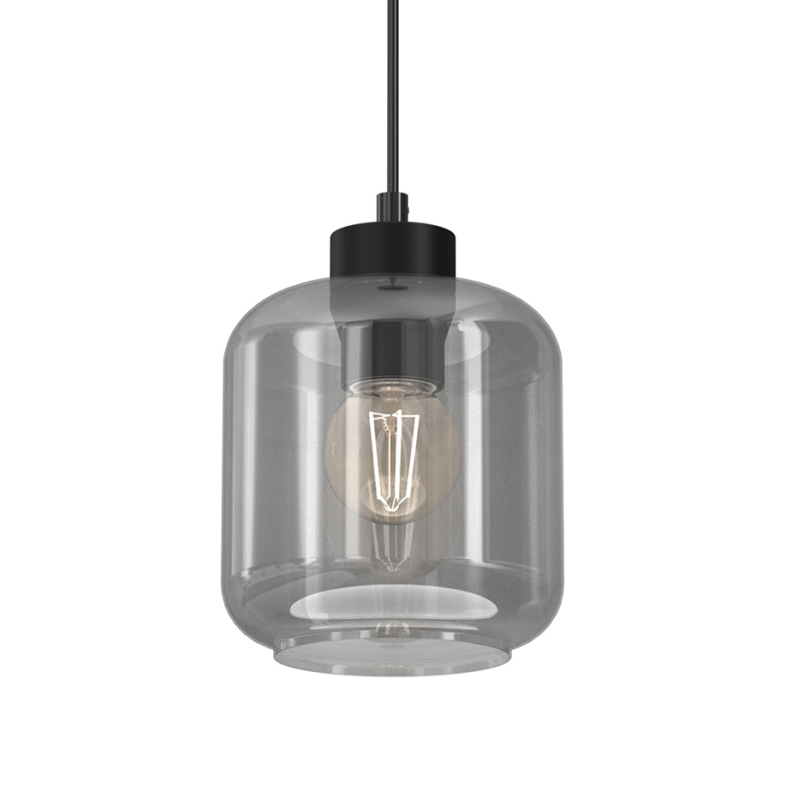 Подвесная люстра SOMBRA 1xE27/60W/230V серая
