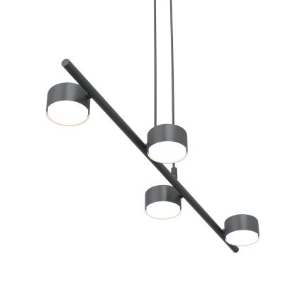 Подвесная люстра SORA 4xGX53/12W/230V черный