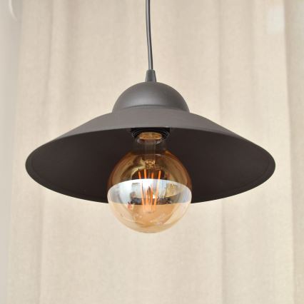 Подвесная люстра SORAPIS 1xE27/15W/230V черный