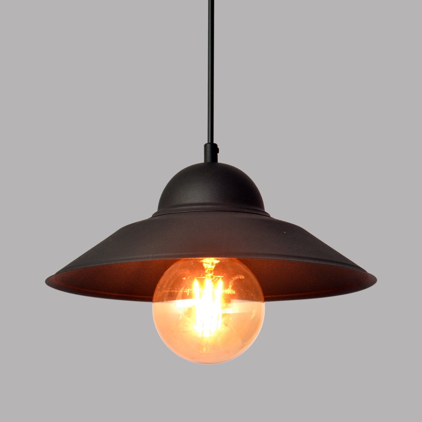 Подвесная люстра SORAPIS 1xE27/15W/230V черный