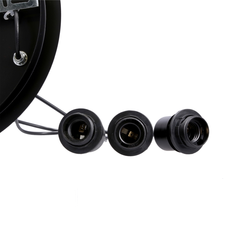 Подвесная люстра SPIEGA 3xE27/60W/230V золотистый/черный