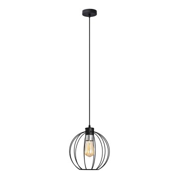 Подвесная люстра STARLIGHT 1xE27/15W/230V черный/серебряный