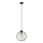 Подвесная люстра STARLIGHT 1xE27/15W/230V черный/серебряный