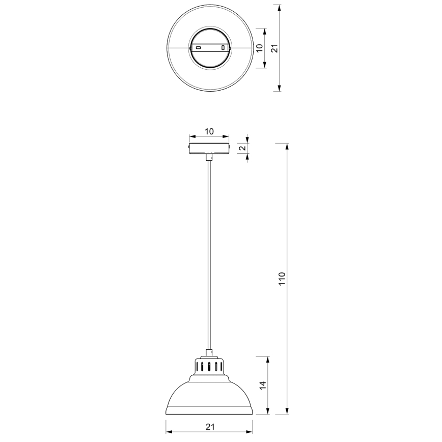 Подвесная люстра SVEN 1xE27/15W/230V бежевый
