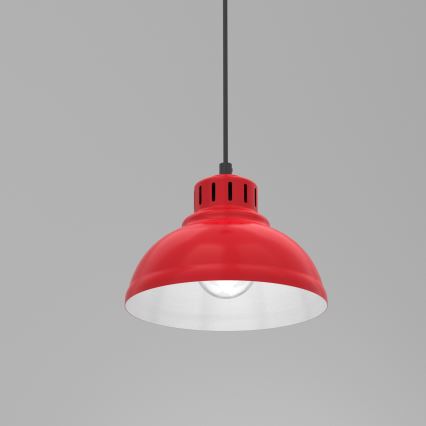 Подвесная люстра SVEN 1xE27/15W/230V красный