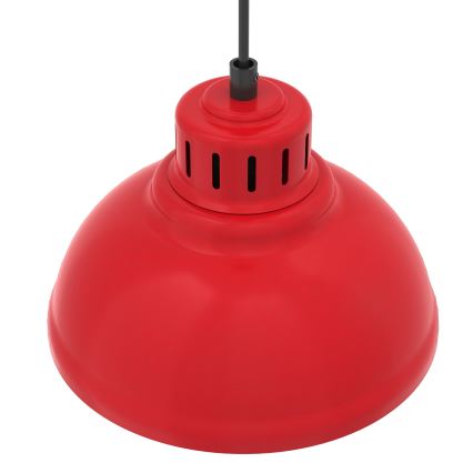 Подвесная люстра SVEN 1xE27/15W/230V красный
