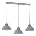 Подвесная люстра SVEN 3xE27/15W/230V серый