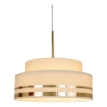 Подвесная люстра TAMI 1xE27/60W/230V бежевый/золотистый