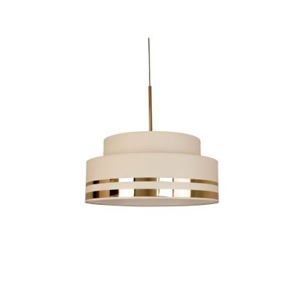 Подвесная люстра TAMI 1xE27/60W/230V бежевый/золотистый