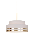 Подвесная люстра TAMI 1xE27/60W/230V кремовый/золотистый