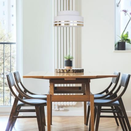 Подвесная люстра TAMI 1xE27/60W/230V кремовый/золотистый