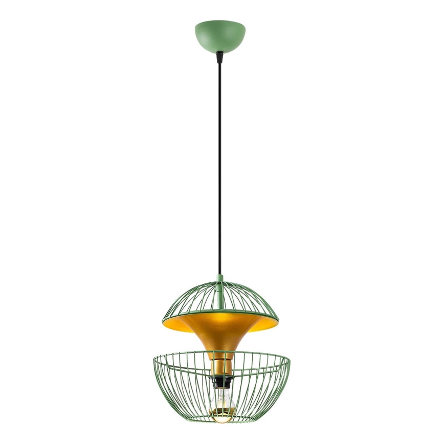 Подвесная люстра TELMANDER 1xE27/40W/230V зеленый