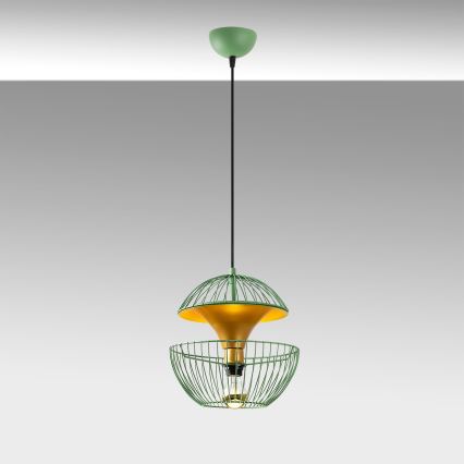 Подвесная люстра TELMANDER 1xE27/40W/230V зеленый
