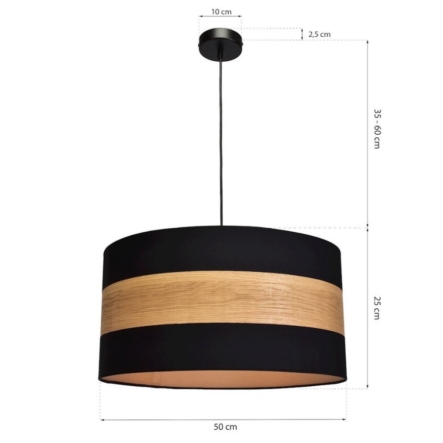 Подвесная люстра TERRA 1xE27/60W/230V