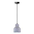 Подвесная люстра TERRAZZO 1xE27/60W/230V диаметр 12 см серый