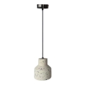 Подвесная люстра TERRAZZO 1xE27/60W/230V диаметр 12 см кремовый