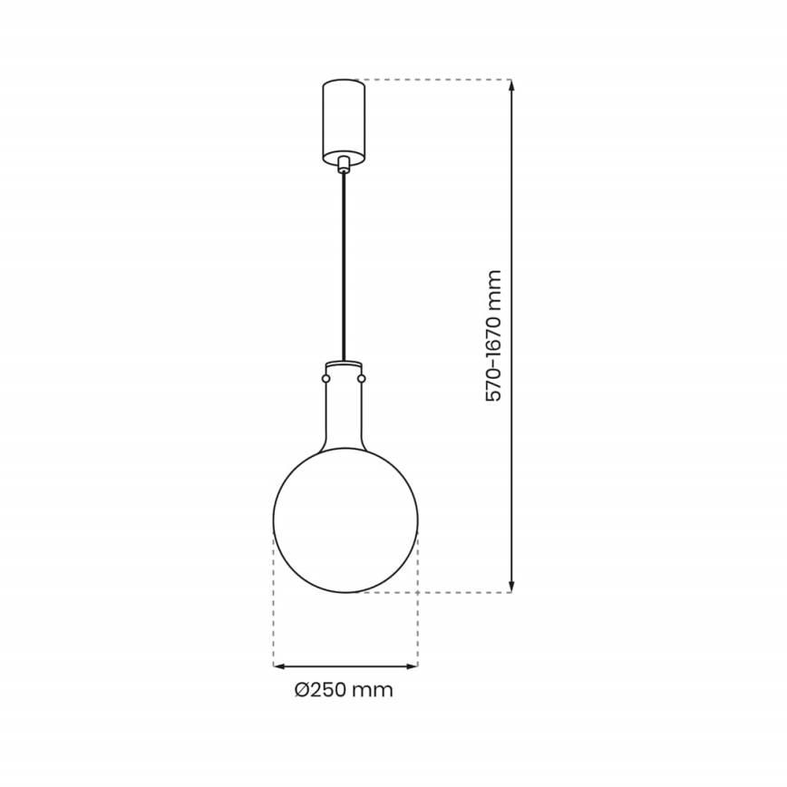 Подвесная люстра TORONTO 1xGU10/8W/230V блестящий хром