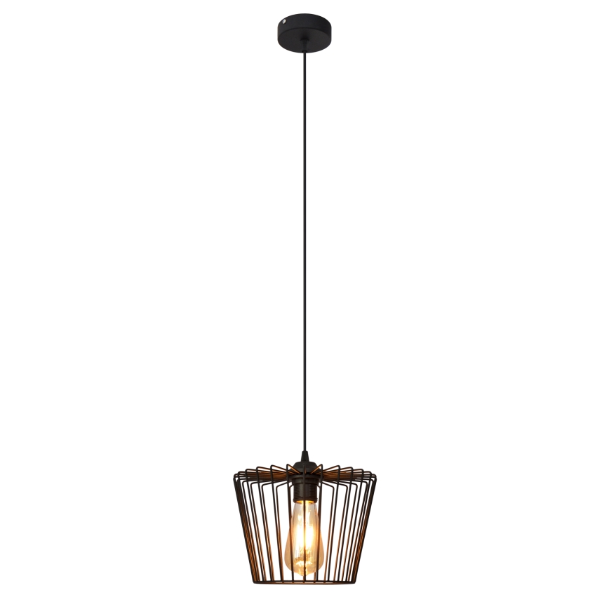 Подвесная люстра TORRI 1xE27/15W/230V диаметр 23 см черный