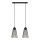 Подвесная люстра TORRI 2xE27/15W/230V черный