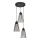 Подвесная люстра TORRI 3xE27/15W/230V черный