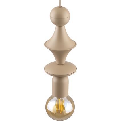 Подвесная люстра TOWER 1xE27/15W/230V бежевый