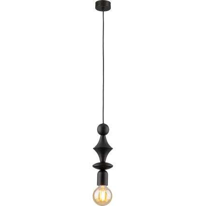 Подвесная люстра TOWER 1xE27/15W/230V черный