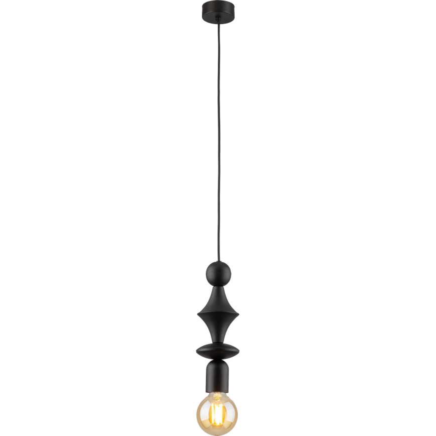 Подвесная люстра TOWER 1xE27/15W/230V черный
