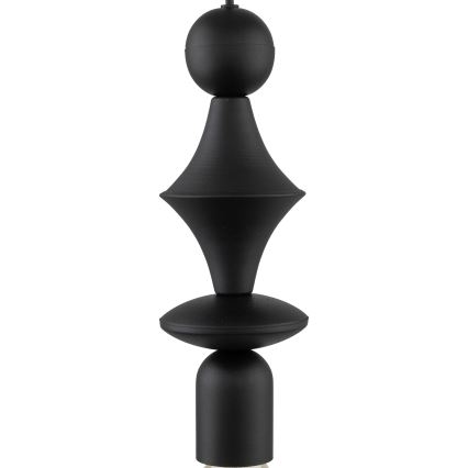 Подвесная люстра TOWER 1xE27/15W/230V черный