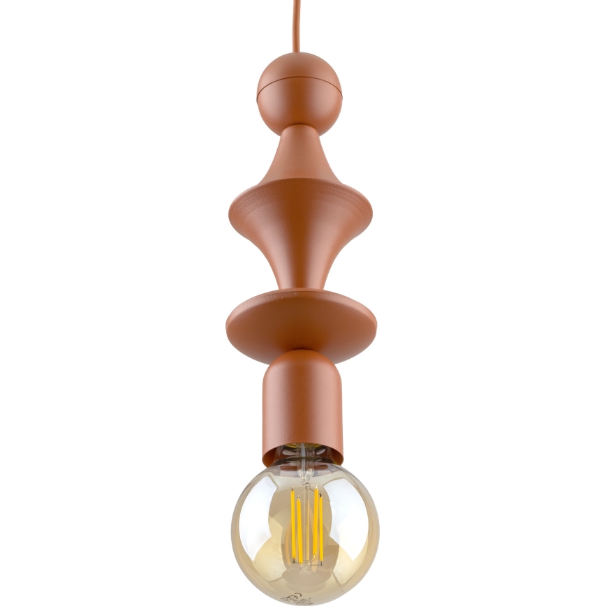Подвесная люстра TOWER 1xE27/15W/230V кирпичный
