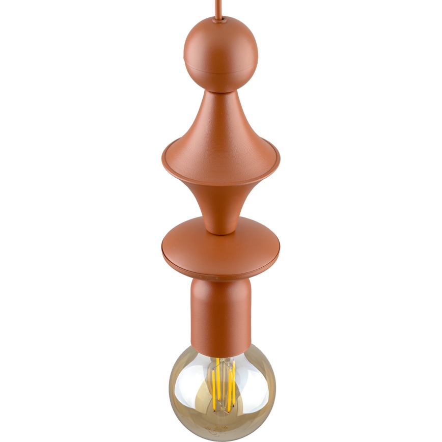 Подвесная люстра TOWER 1xE27/15W/230V кирпичный